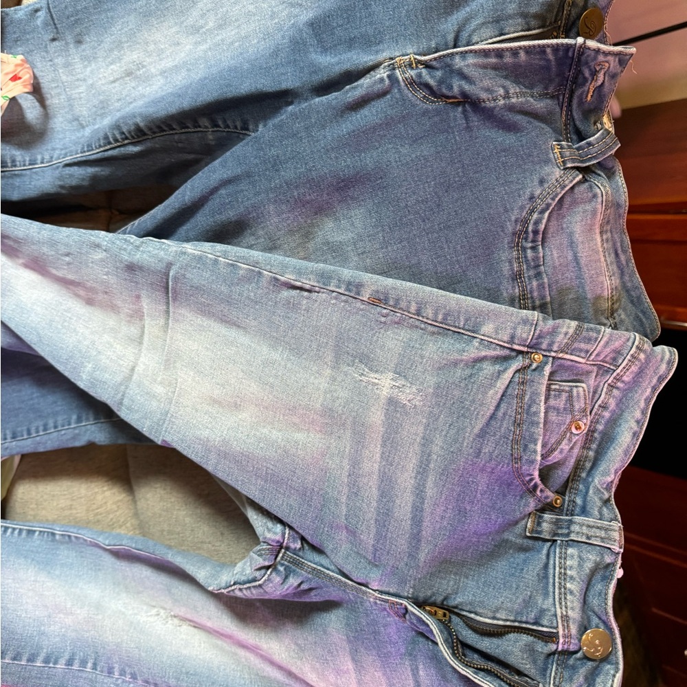 Size 10 jeans and shirts medium